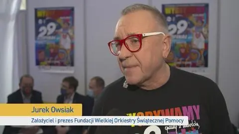 "Potrzeba nam jednoczenia się" - Jurek Owsiak o 29