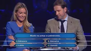 Pytanie za 40 tysięcy sprawiło kłopot Małgorzacie Rozenek-Majdan i jej mężowi