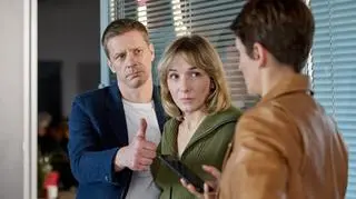 Kadr z odcinka 3777 serialu TVN "Na Wspólnej".