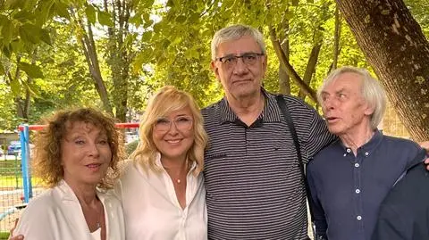 Uroczystość odsłonięcia Skweru imienia Wojciecha Młynarskiego w Warszawie