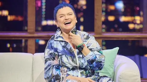 "Rogalska Show": Rysowanie bez patrzenia, czyli wyzwanie dla Katarzyny Figury
