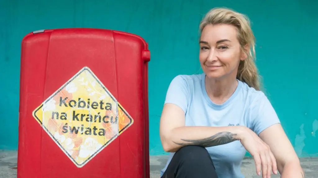 Kadr z programu "Kobieta na krańcu świata".