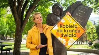 Kadr z 5. odcinka programu "Kobieta na krańcu świata": Martyna Wojciechowska.