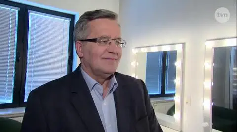 Prezydent Komorowski o programie Wojewódzkiego