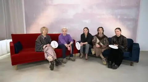 Helena Englert, Vitalik Havryla, Mila Jankowska, Marcel Opaliński, Katarzyna Gałązka w "Never Have I Ever"