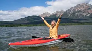 Kadr z odcinka programu "Kobieta na krańcu świata".