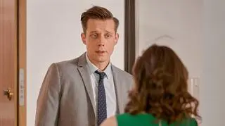 Kadr z odcinka 3691 serialu TVN Na Wspólnej. 