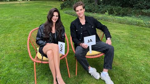 Julia i Hubert z "Top Model" wzięli udział w quizie na swój temat!