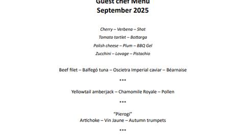 Menu Przemka Klimy