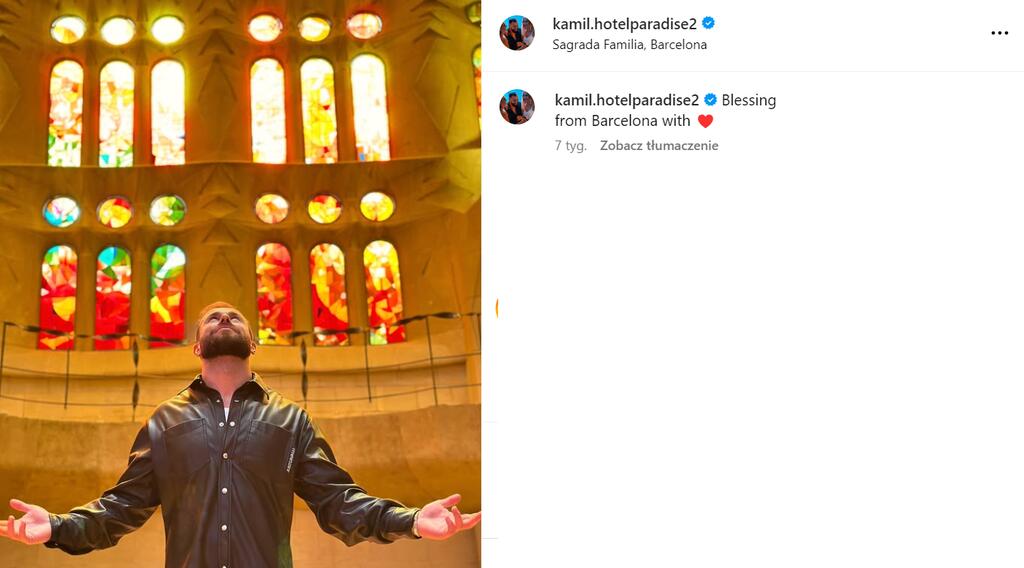 Kamil Piórkowski z "Hotelu Paradise 2"