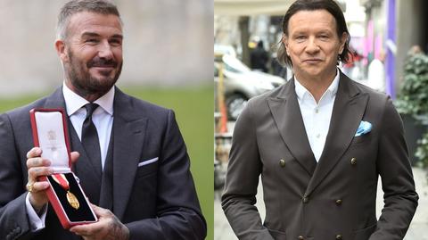 David Beckham i Radosław Majdan