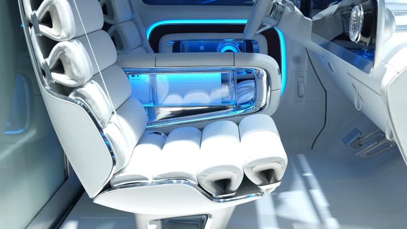 Wnętrze prototypu Mercedesa.