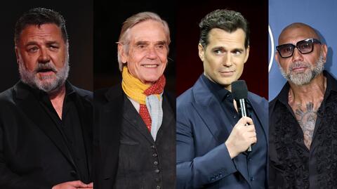 Jeremy Irons, Henry Cavill, Russell Crowe oraz Dave Bautista