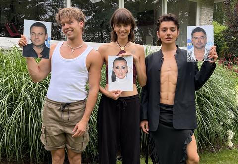 Klaudia, Piotr i Tymek w quizie o jurorach "Top Model". Kto mógłby być członkiem ich rodziny?