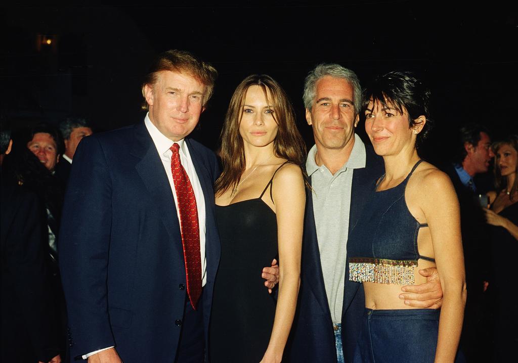 Donald Trump, Melania Trump, Jeffrey Epstein, Ghislaine Maxwell 
