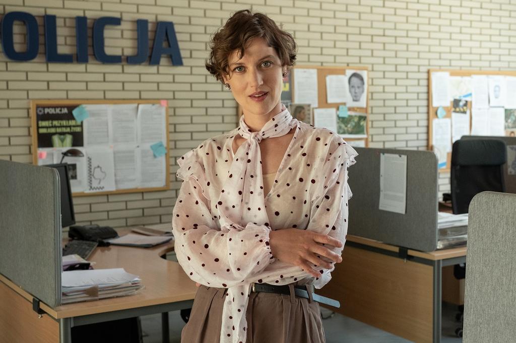 Aleksandra Domańska jako Laura Lind w serialu "Młode gliny"
