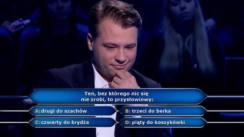 Milionerzy PRZED EMISJĄ W TV: Pierwsze pytanie i jest problem