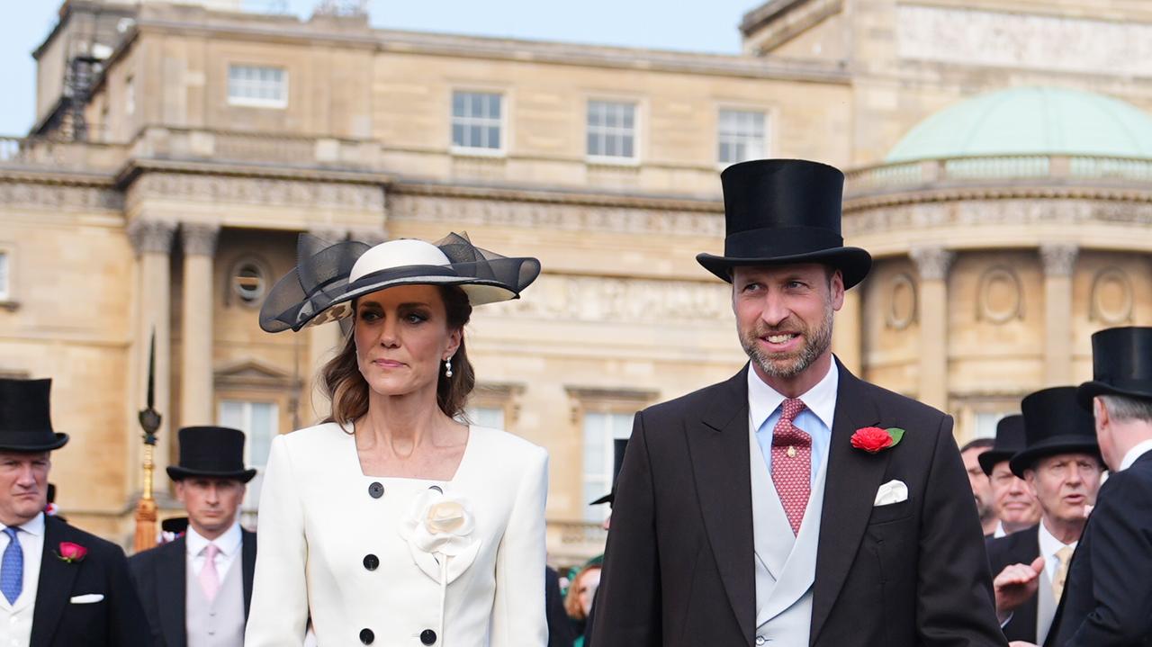 Przyjęcie ogrodowe w Pałacu Buckingham. Książę William i księżna Kate powitali liczne grono gości