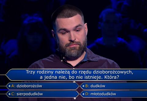 "Milionerzy". Kości stępu, pręgowanie tygrysie i odmiana dyni. Znasz odpowiedzi na te pytania z biologii?