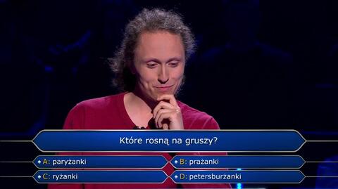 Czy ryżanki rosną na gruszy? A może prażanki? Mateusz miał szansę na 125 tysięcy złotych 