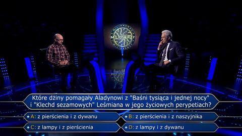 O jakie dżiny chodziło w pytaniu za pół miliona złotych? Konrad miał swój typ, ale nie zaryzykował