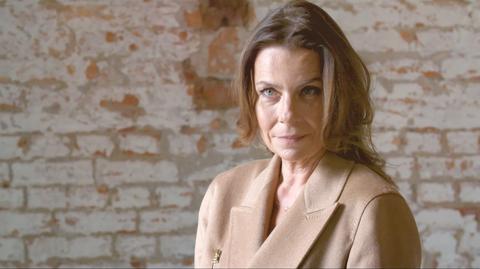 Agata Kulesza podczas sesji do magazynu Twój Styl: "Trzymam kciuki, abyście Państwo polubili Adama Woronowicza w nowej roli."