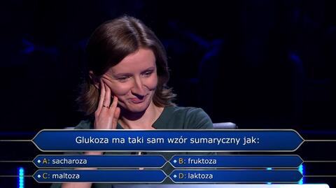 Co ma taki sam wzór sumaryczny jak glukoza? Katarzyna nie wiedziała i strzelała