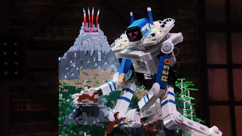 LEGO Masters: Robot Bartka i Piotrka na misji ratunkowej.