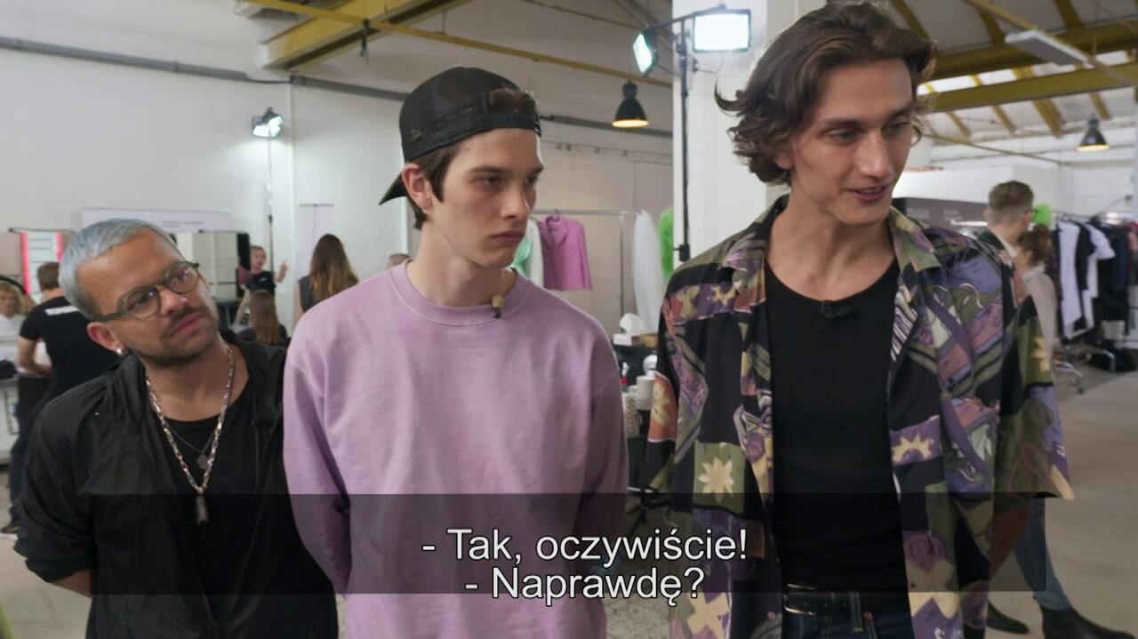 Top Model 10 Kacper i Mikołaj na pokazie Vandy Jandy S10E12 TVN