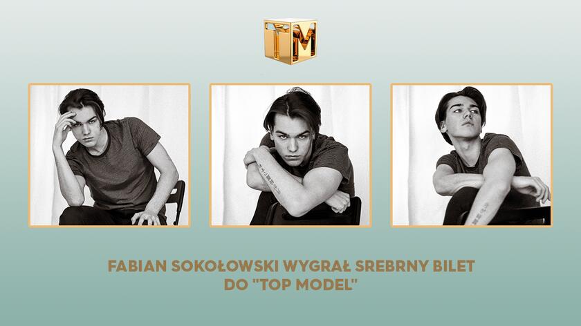 Top Model 11: Fabian Sokołowski wygrał srebrny bilet