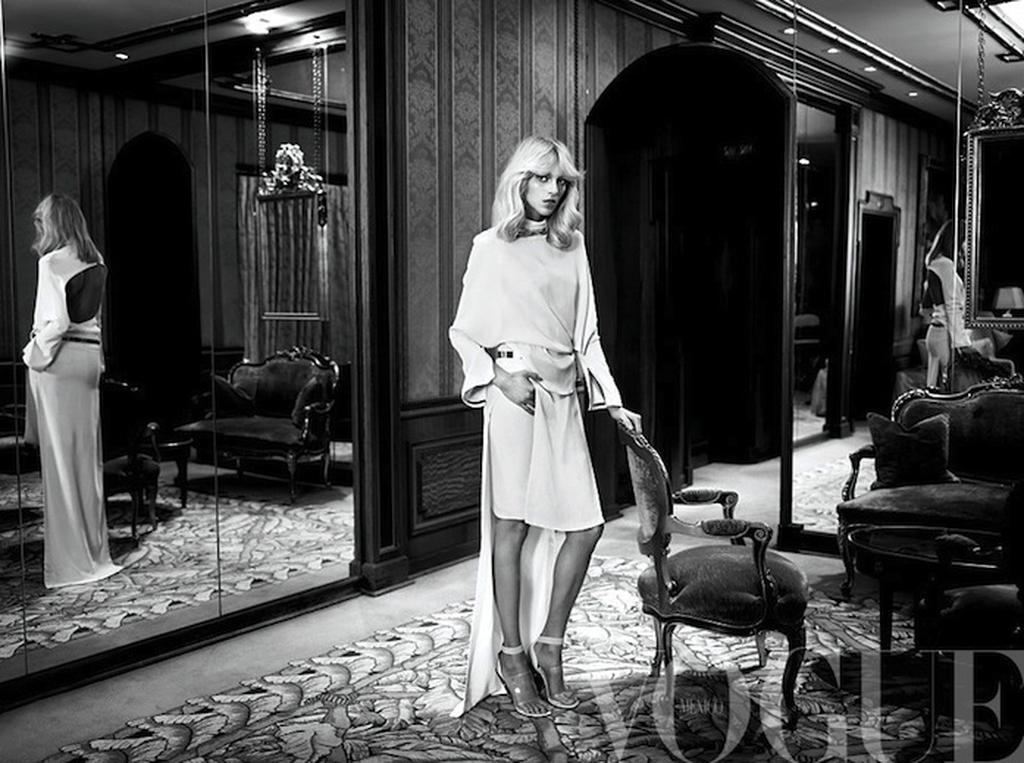 Anja Rubik dla "Vogue Mexico"