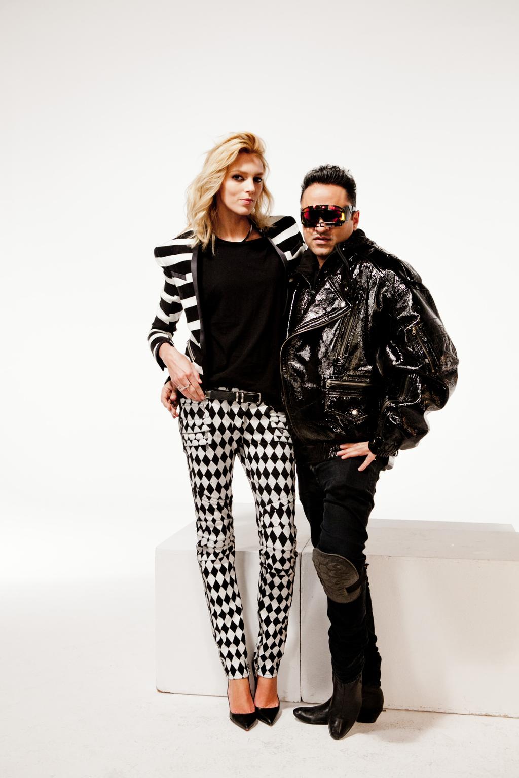 Anja Rubik i Ram Shergill