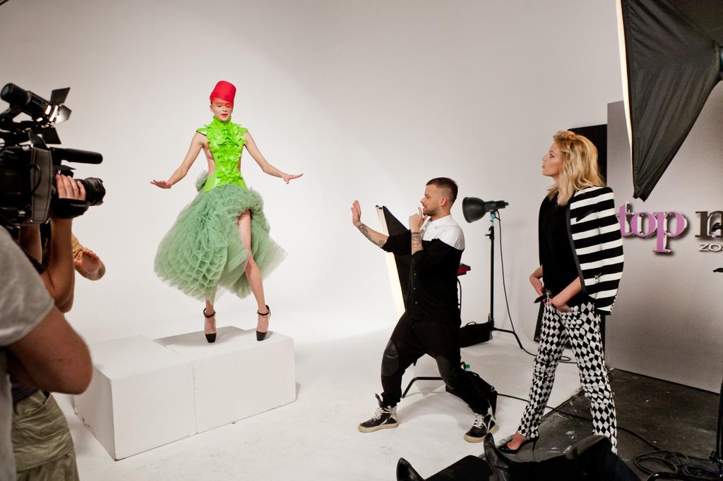 Anja Rubik w trzeciej edycji "Top Model"
