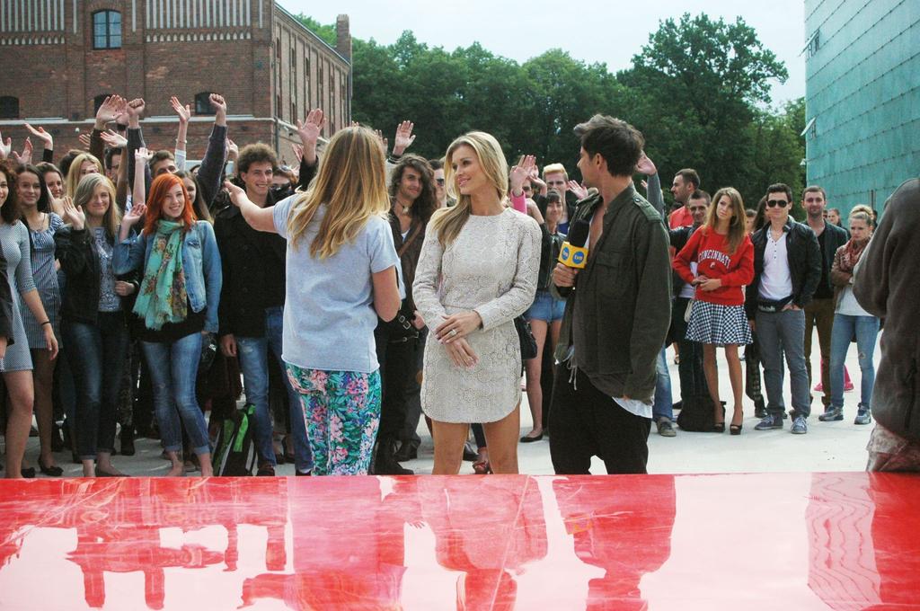 Casting w Katowicach - Joanna Krupa i Marcin Tyszka