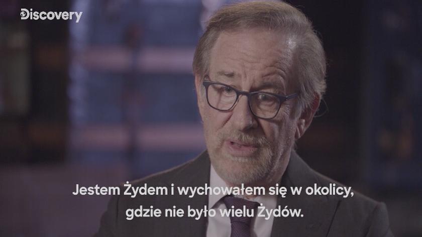 Fragment wywiadu przeprowadzonego przez Piotra Kraśko ze Stevenem Spielbergiem i Alexem Gibneyem. 