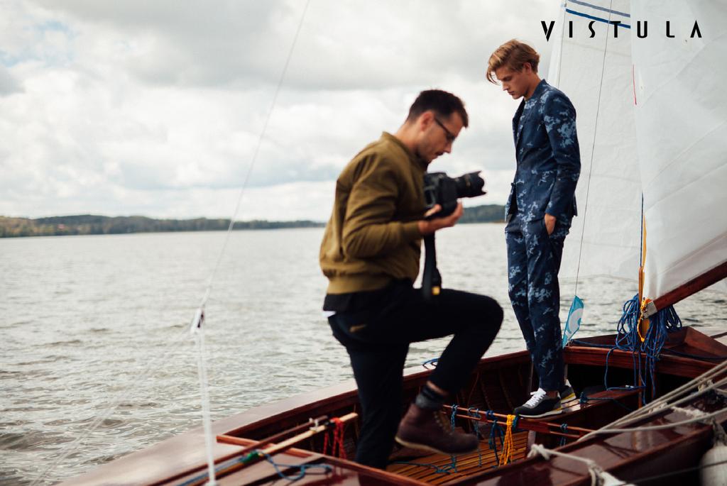 Jakob Kosel w kampanii marki Vistula - kulisy sesji