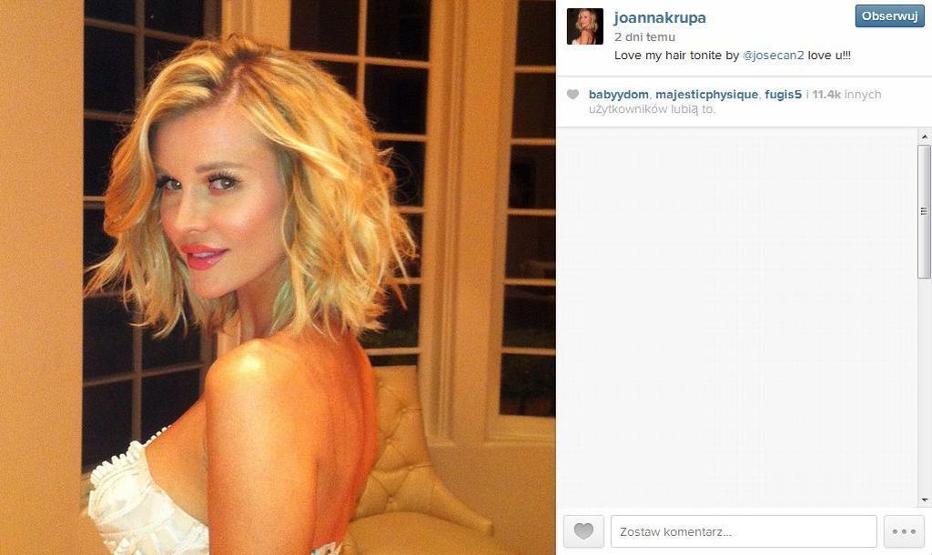 Joanna Krupa w nowej fryzurze