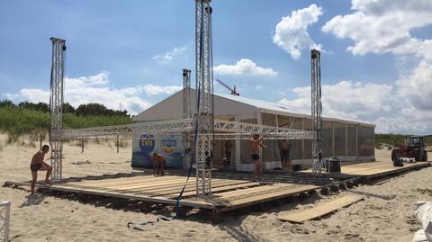 Tak powstaje miasteczko "Projektu Plaża" w Świnoujściu!