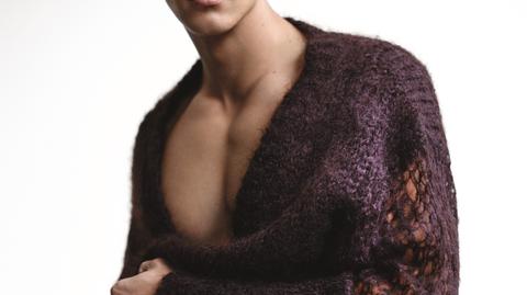 Michał Baryza w "Top Model"