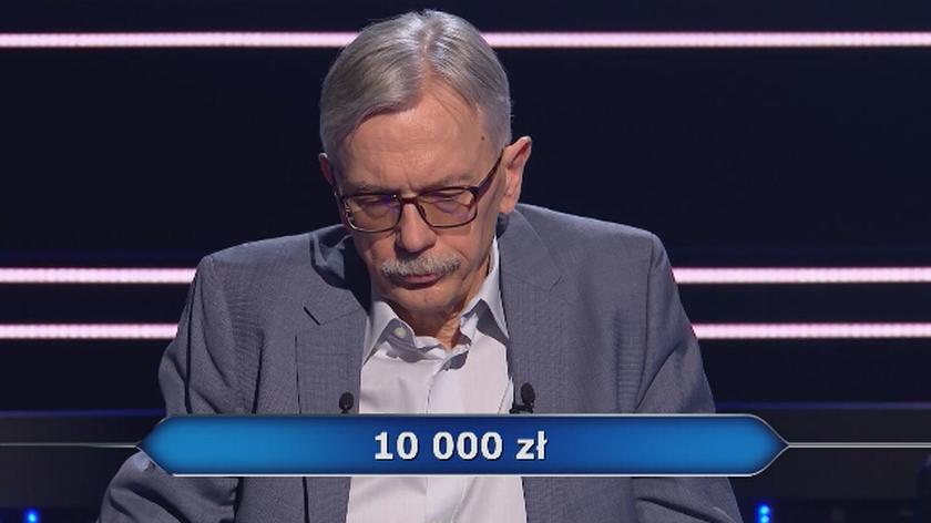 Milionerzy: Jerzy ma 10 tysięcy. Ekspresowo!