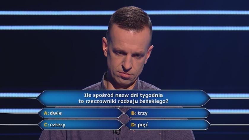 Piotr Falicki przyjechał z Krakowa. Jest inżynierem i technikiem. W studio towarzyszy mu żona, Agnieszka. W środowym odcinku Piotr rozpocznie swoją grę o milion złotych. Ostatnio gracze nie mają szczęścia do pytań. Oby Piotr przerwał tę złą passę. 

Oglądajcie program "Milionerzy" od poniedziałku do czwartku o 20:55 w TVN!