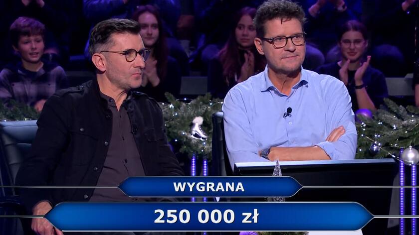 Milionerzy: Wojciech i Jacek wygrali ćwierć miliona złotych dla Fundacji TVN!