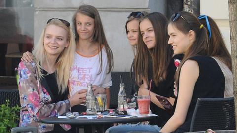 Modelki przyłapane w Warszawie
