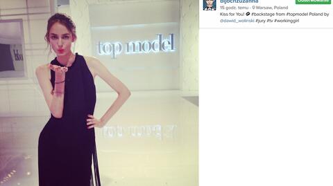 Zuzanna Bijoch ponownie na planie "Top Model"!