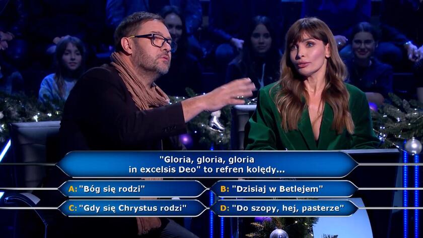 Milionerzy: Agnieszka i Tomasz odpowiedzieli na pierwsze pytanie śpiewająco!