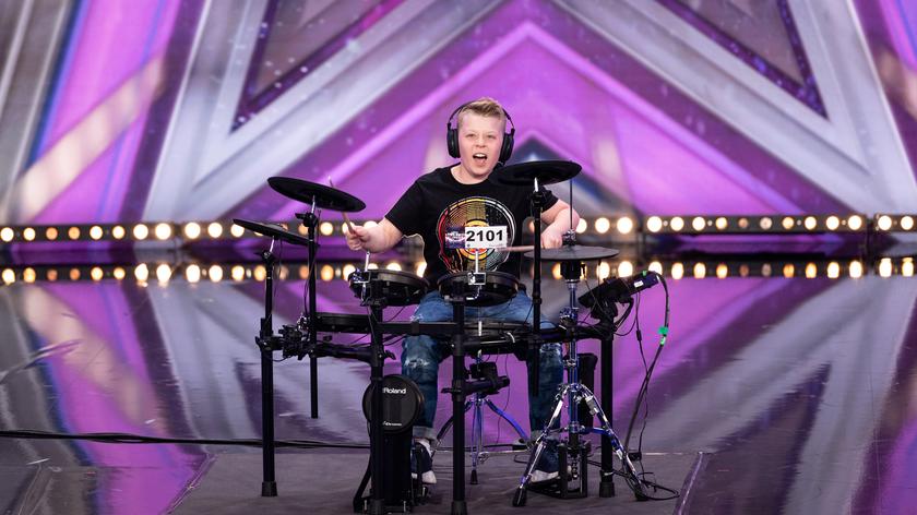 Mam Talent!: Olek Drummer i jego perkusja! 