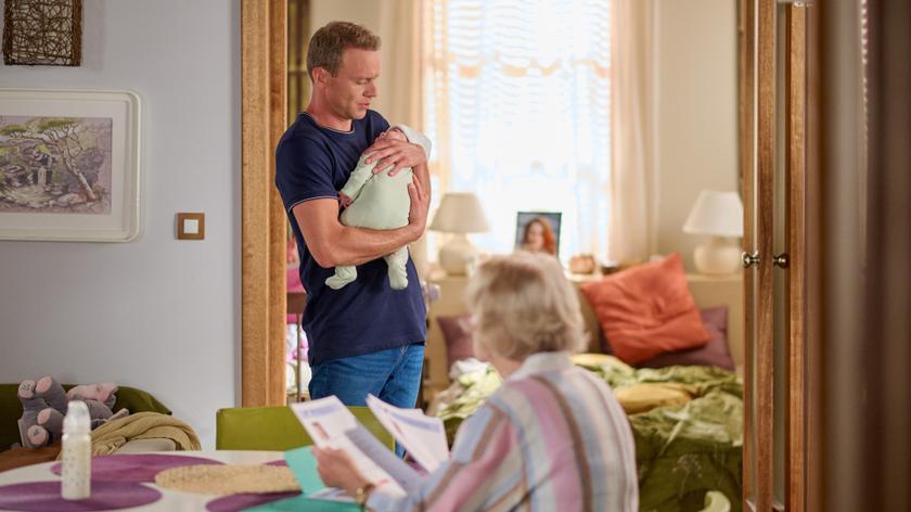 Kadr z najnowszego odcinka serialu TVN - Na Wspólnej.