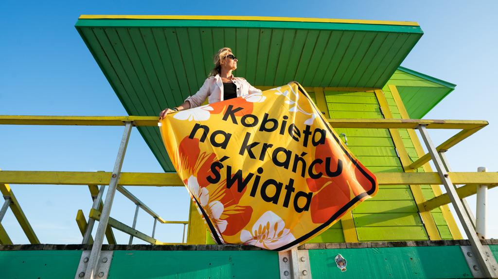 Kadr z odcinka programu "Kobieta na krańcu świata".